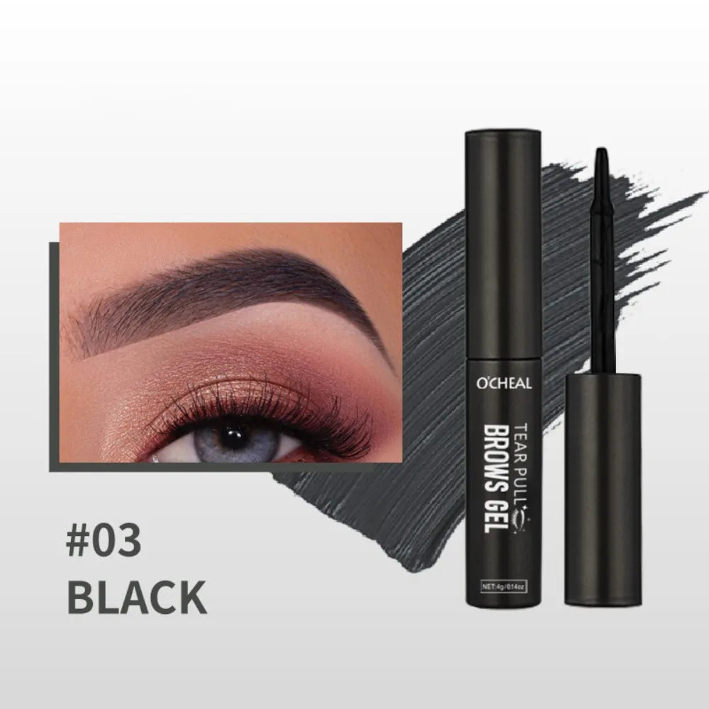 Tattoo Peel Off Eyebrow Gel Tint, Semi Permanent Brow Tint, Waterproof, Transfer-proof,For Fuller & Defined Brows, Makeup