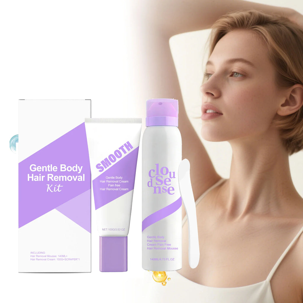 Hair Removal Cream Underarm Leg Intimate Areas Painless Hair Remover Growth Inhibitor Soothing Gentle Permanent Depilatory Cream