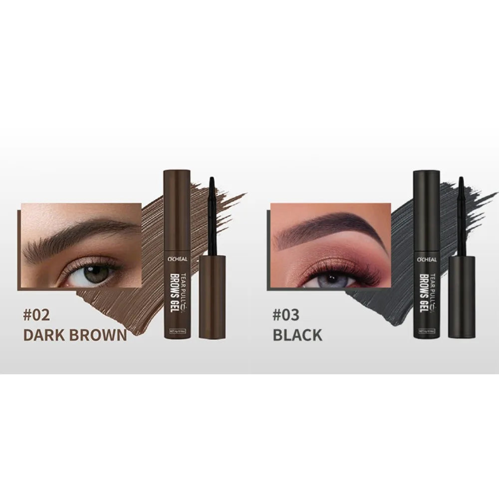 Tattoo Peel Off Eyebrow Gel Tint, Semi Permanent Brow Tint, Waterproof, Transfer-proof,For Fuller & Defined Brows, Makeup