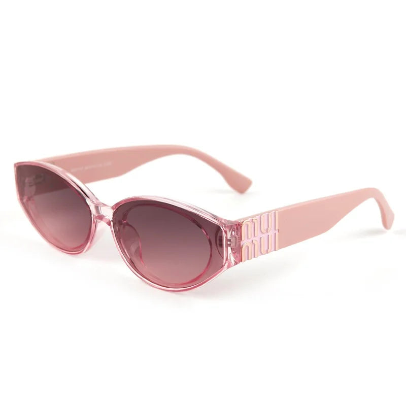 2025 Glamour Fashion Women Sunglasses Luxury Oval Designer Men Glasses Trend Classic Brand Unisex Shades UV400