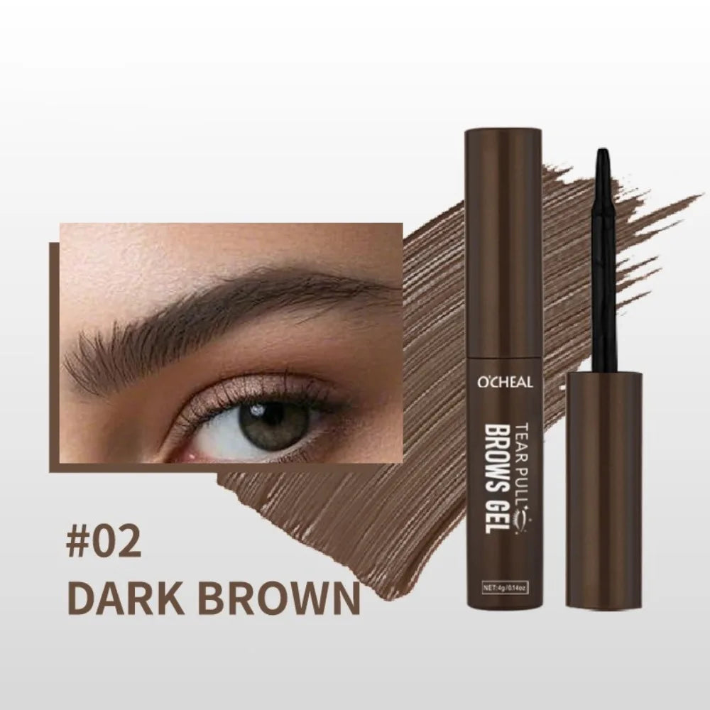 Tattoo Peel Off Eyebrow Gel Tint, Semi Permanent Brow Tint, Waterproof, Transfer-proof,For Fuller & Defined Brows, Makeup