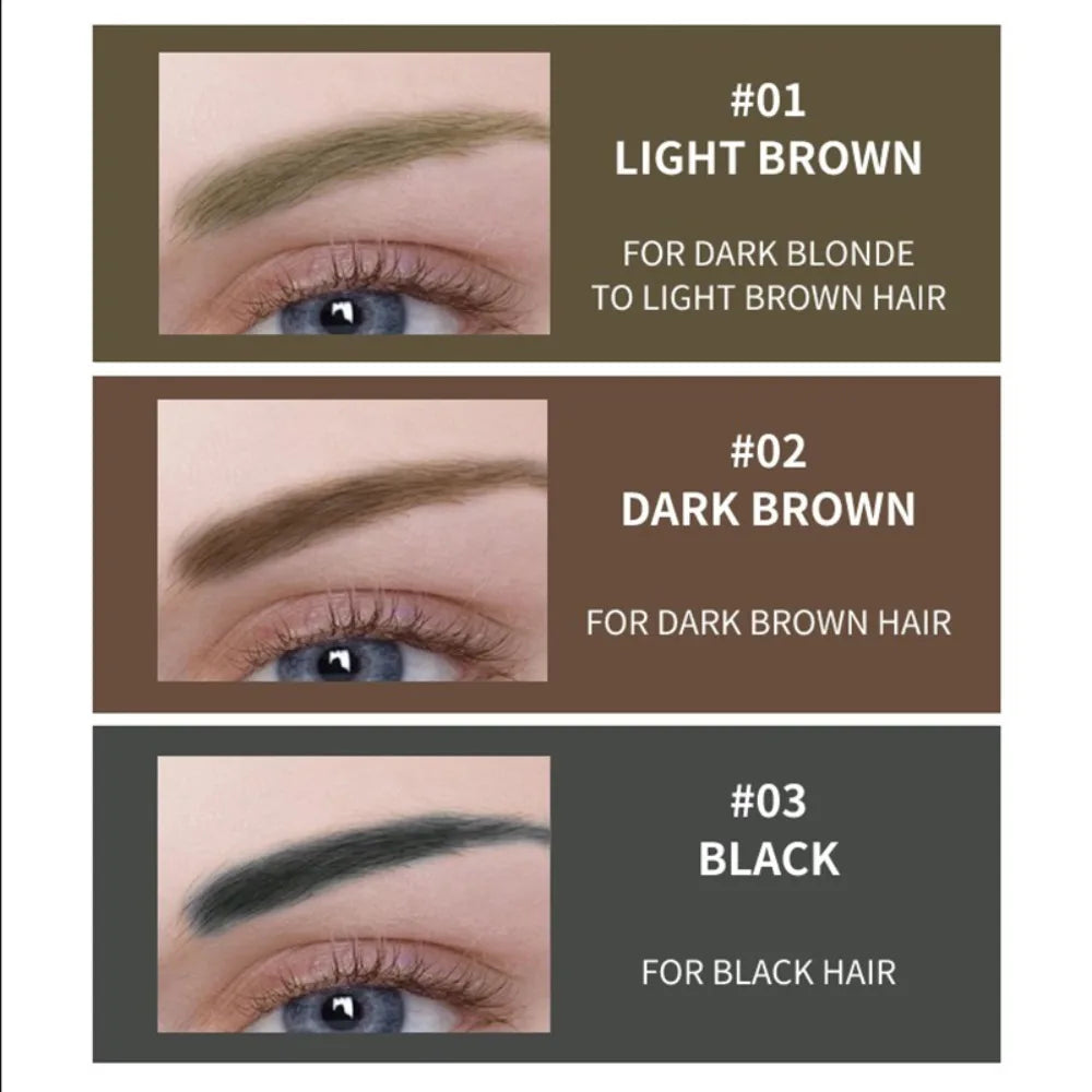 Tattoo Peel Off Eyebrow Gel Tint, Semi Permanent Brow Tint, Waterproof, Transfer-proof,For Fuller & Defined Brows, Makeup