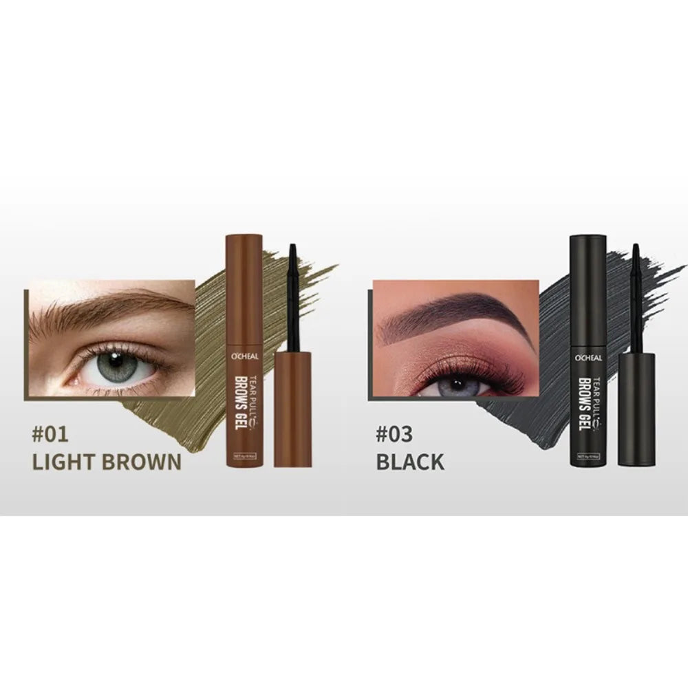 Tattoo Peel Off Eyebrow Gel Tint, Semi Permanent Brow Tint, Waterproof, Transfer-proof,For Fuller & Defined Brows, Makeup