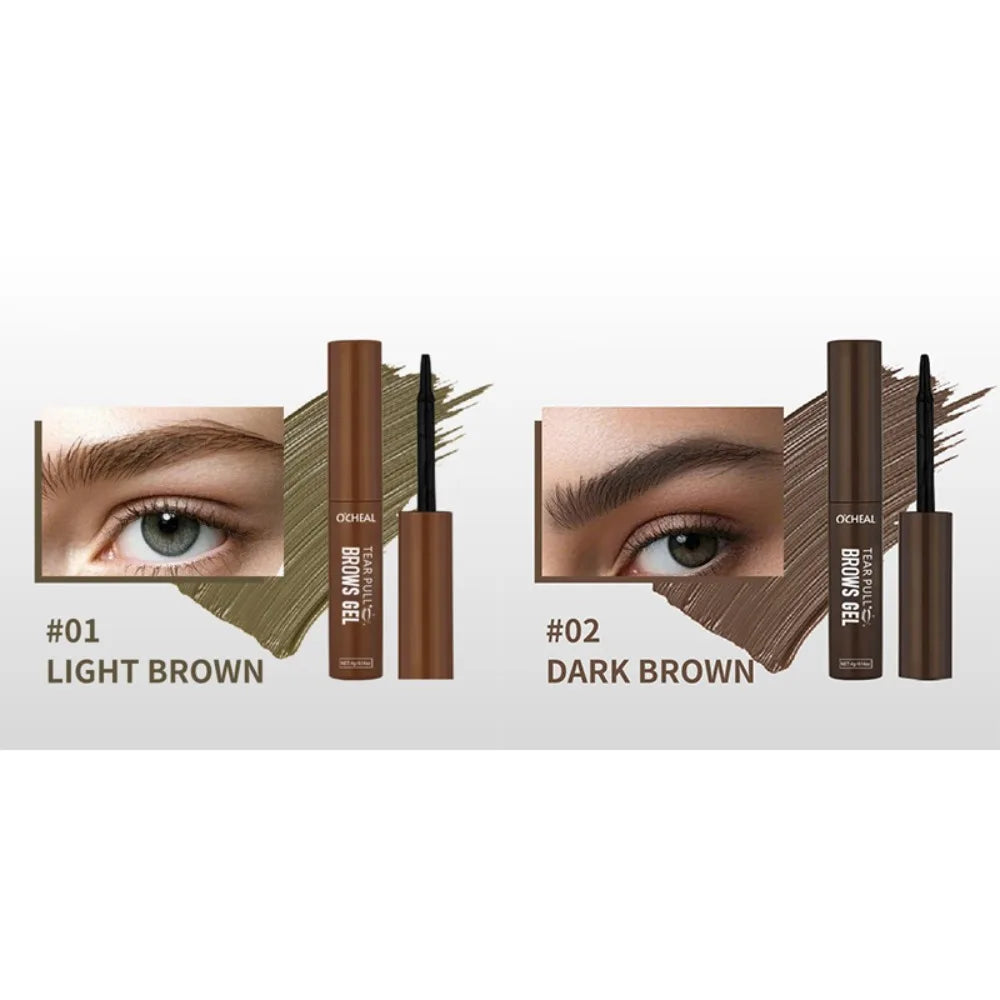 Tattoo Peel Off Eyebrow Gel Tint, Semi Permanent Brow Tint, Waterproof, Transfer-proof,For Fuller & Defined Brows, Makeup